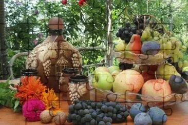 Fruits and Wine jigsaw puzzle