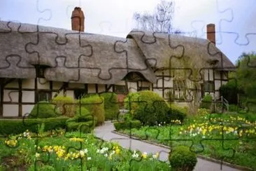 Cottage in the UK jigsaw puzzle