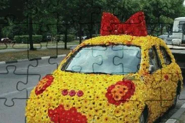 Flower Car jigsaw puzzle