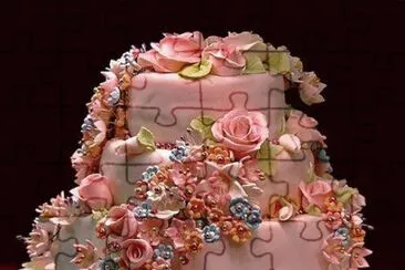 Cake jigsaw puzzle