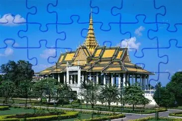 Chan Chaya Pavilion Cambodia jigsaw puzzle