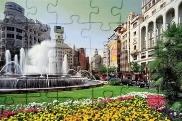 Plaza del Ayuntamiento Spain jigsaw puzzle