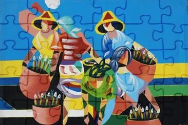 Fisherman  Mexican Art