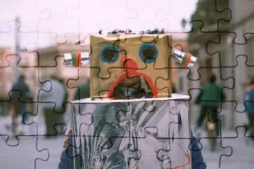 Robot jigsaw puzzle