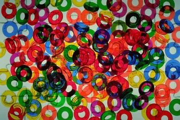 Colourful Glass art