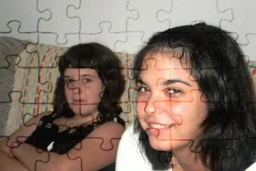 Con su prima Monica jigsaw puzzle