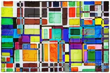 פאזל של Stained Glass