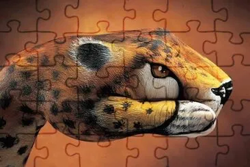 Pintura en la mano jigsaw puzzle