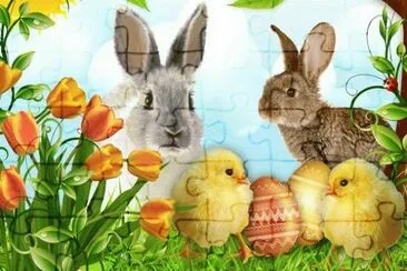 Happy Easter jigsaw puzzle