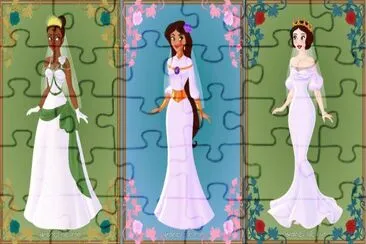 Tiana Jasmine SnowWhite jigsaw puzzle