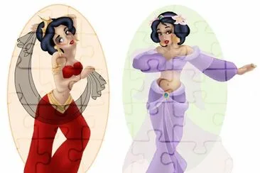 SnowWhite as Jasmine jigsaw puzzle