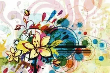 Flower vector jigsaw puzzle