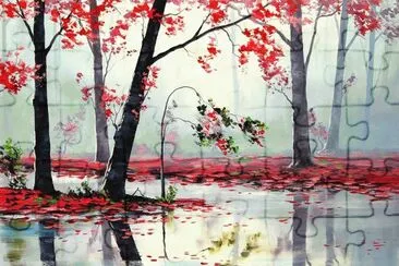 Misty River by artsaus