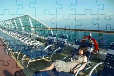 Descansando en el crucero