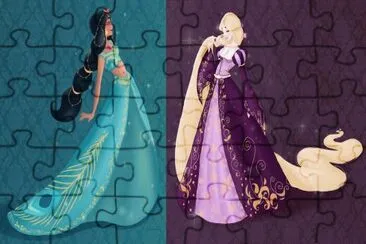 Jasmine Rapunzel jigsaw puzzle