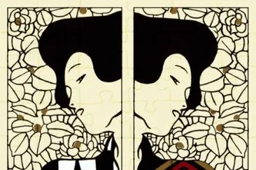 Silhouette 1912  by Gustav Klimt