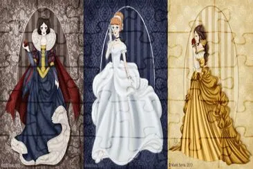 פאזל של SnowWhite Cinderella Belle