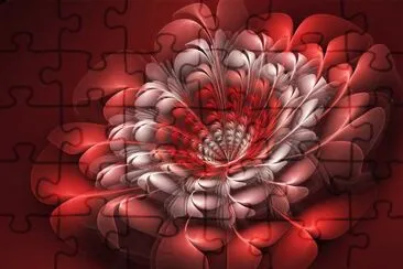 Red Flower jigsaw puzzle