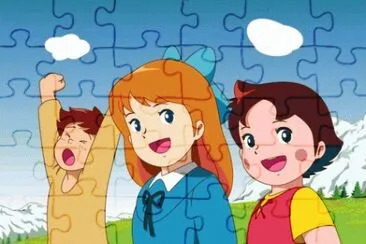 Heidi, Clara y Pedro