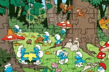 Los pitufos jigsaw puzzle