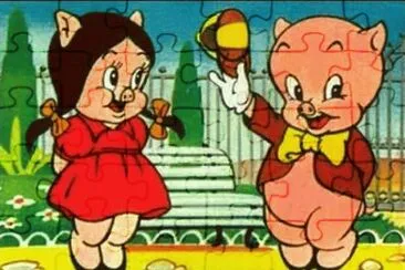 פאזל של Porky y Petunia