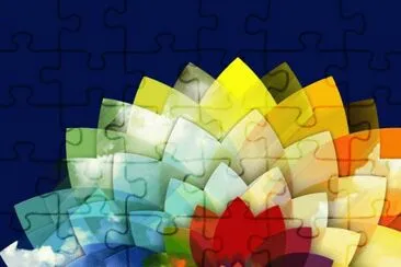 Colored Fan jigsaw puzzle