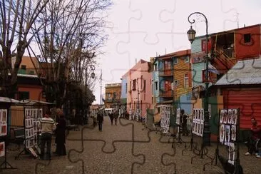 Calle Caminito-Bs.As. jigsaw puzzle