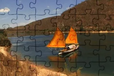 Canoas de Tolda Rio SÃ£o Francisco jigsaw puzzle