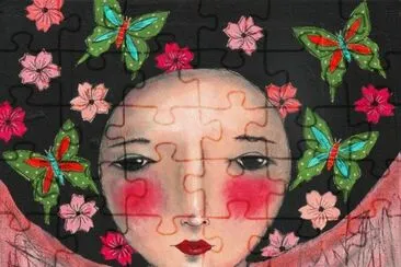 Butterfly Girl jigsaw puzzle