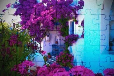 maison fleurie jigsaw puzzle