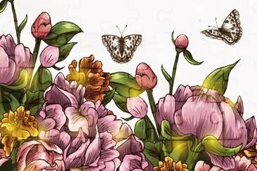 פאזל של Vintage Flowers