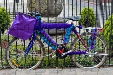 Bike at Semana Santa Procession-Antiqua Guatemala