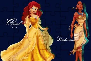 Ariel Pocahontas jigsaw puzzle