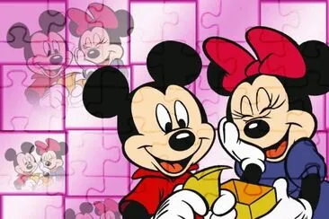 Minnie and Mickey Mouse jigsaw puzzle