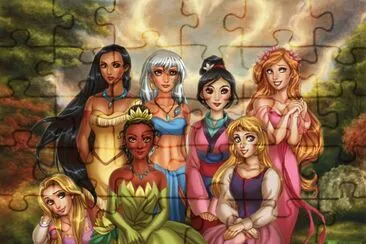 Princesses jigsaw puzzle