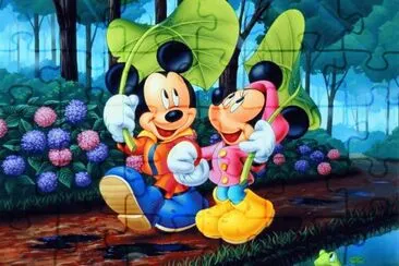 Minnie and Mickey Mouse jigsaw puzzle