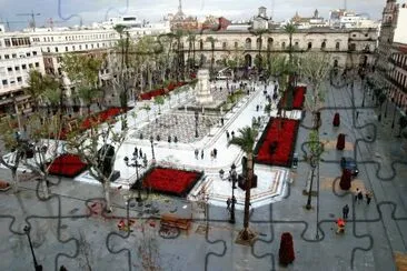 פאזל של plaza nueva sevilla