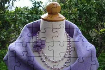 Lavender Pearl Necklace jigsaw puzzle