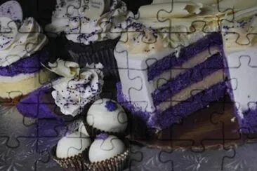 A Purple Red Velvet Cake jigsaw puzzle