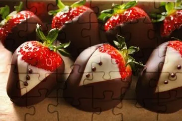 Estos fresones van muy elegantes jigsaw puzzle