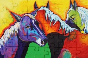 Horses painting