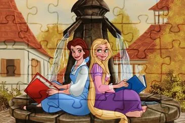 Belle Rapunzel jigsaw puzzle
