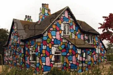 Colored House jigsaw puzzle