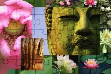 Meditation jigsaw puzzle