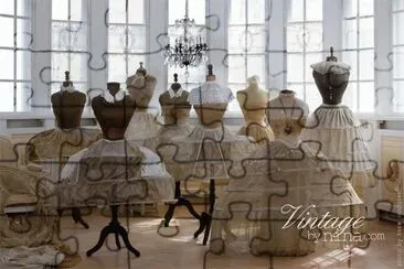 Mannequins in Vintage Clothes