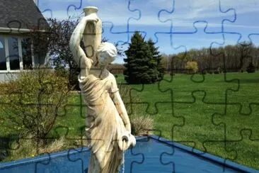 Lady Fountain jigsaw puzzle