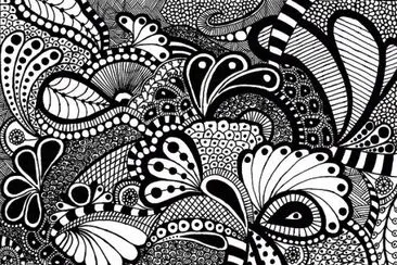 Zentangle Square jigsaw puzzle