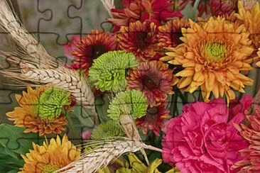 פאזל של flores de outono