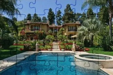 Dr Phil 's Beverly Hills House  Los Angeles jigsaw puzzle
