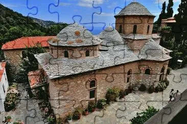 Skiatos Monastry  Virgin Mary jigsaw puzzle